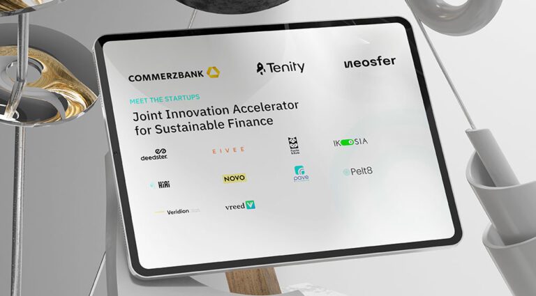Sustainable finance accelerator from Commerzbank, Tenity and neosfer selects 10 startups