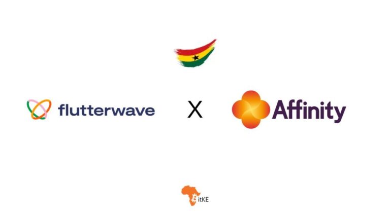 Flutterwave partners with Ghanaian fintech startup Affinity Africa to further expand in Ghana, according to Fintech Africa – Bitke Flutterwave x affinity bitke.jpg