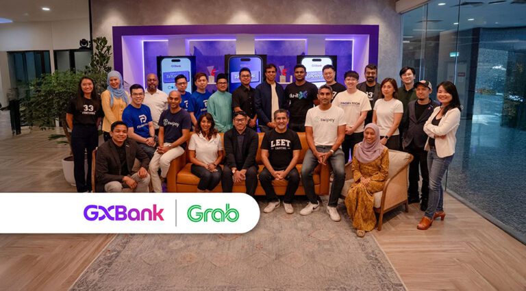 GXBANK and GRAB select eight fintech startups for the Texnovasi initiative. Gxbank grab.jpg