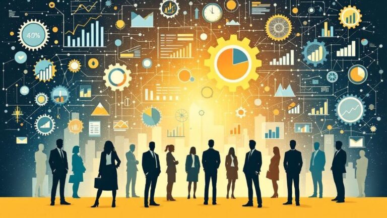 Acuity partners with Databricks to enhance AI in the financial industry. Compatible interconnected data charts graphs gears business teamwork analytics finance.jpg