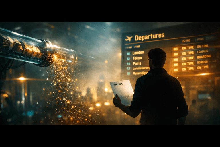 Freelancer invoicing mistakes review at global departures terminal