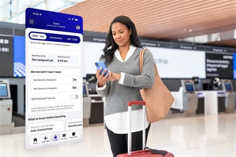 United Airlines TSA Wait Times in App.jpg