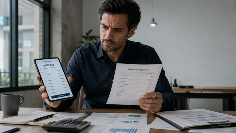 Fintech lending costs compared with a traditional bank line of credit by three industry leaders