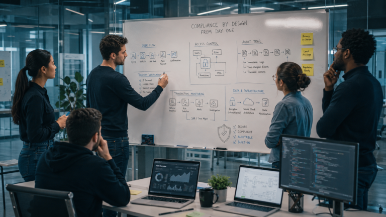 Fintech Compliance: 3 Proven Moves Smart Founders Make fintech compliance team mapping controls and audit trails on a whiteboard